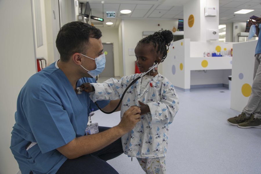 Medical training with Save a Child’s Heart